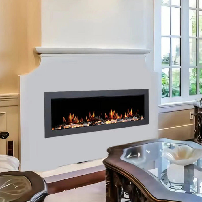 Litedeer Homes Gloria II 78" Seamless Push-In Smart Electric Fireplace