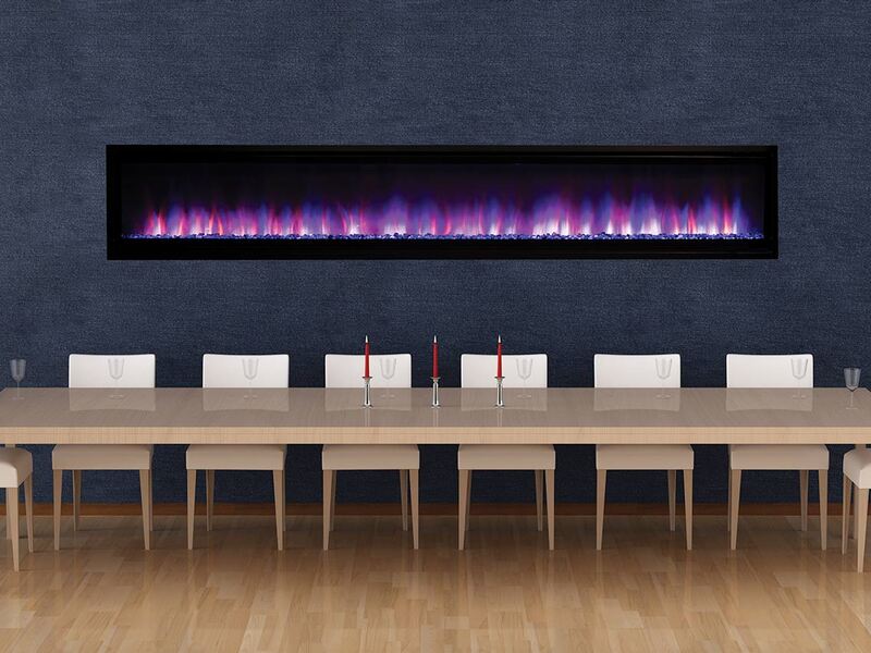 Astria Plexus 72" Contemporary Linear Electric Fireplace