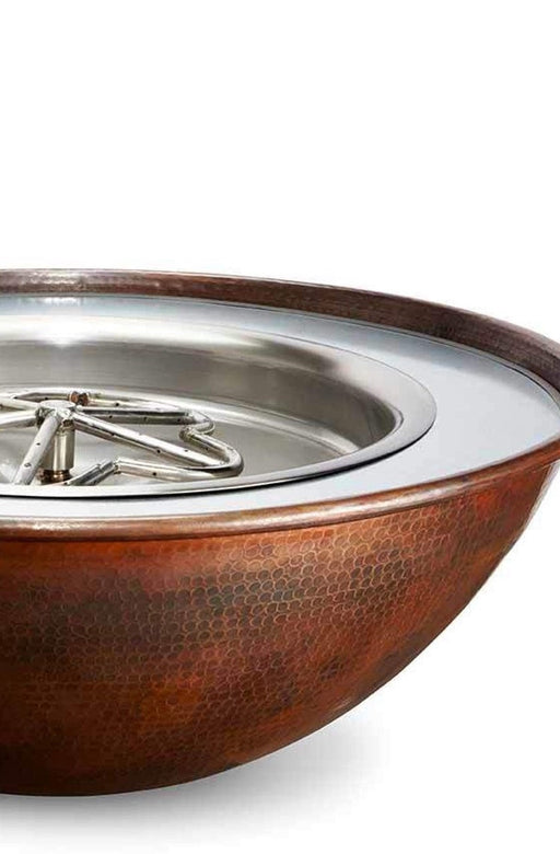 HPC 31" Tempe Hammered Copper Gas Fire and Water Bowl
