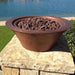 The Outdoor Plus Remi 31" Hammered Copper Round Fire Bowl