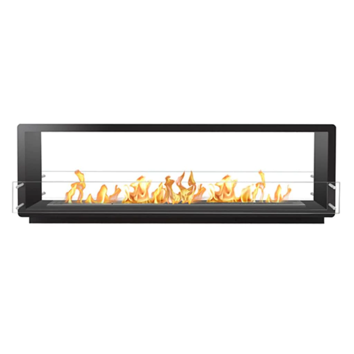 The Bio Flame 84” Firebox Double Sided Built-In Ethanol Fireplace