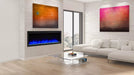 SimpliFire Allusion Platinum 60" Built-In/Wall Mounted Linear Electric Fireplace