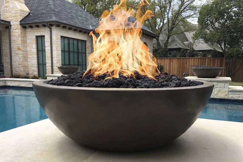 The Outdoor Plus Sedona 27" Powder Coated Steel Round Fire Bowl