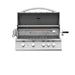 Summerset Sizzler 32" 4 Burner Built-In Gas Grill With Rear Infrared Burner