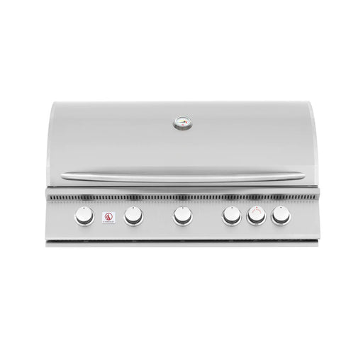 Summerset Sizzler 40" 5 Burner Built-In Gas Grill With Rear Infrared Burner
