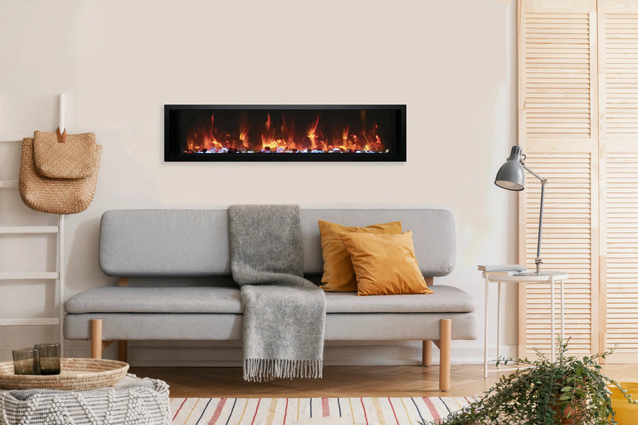 Amantii Symmetry 60" Extra Slim Smart Electric Fireplace