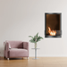 The Bio Flame 24” Firebox Single Sided Built-In Ethanol Fireplace