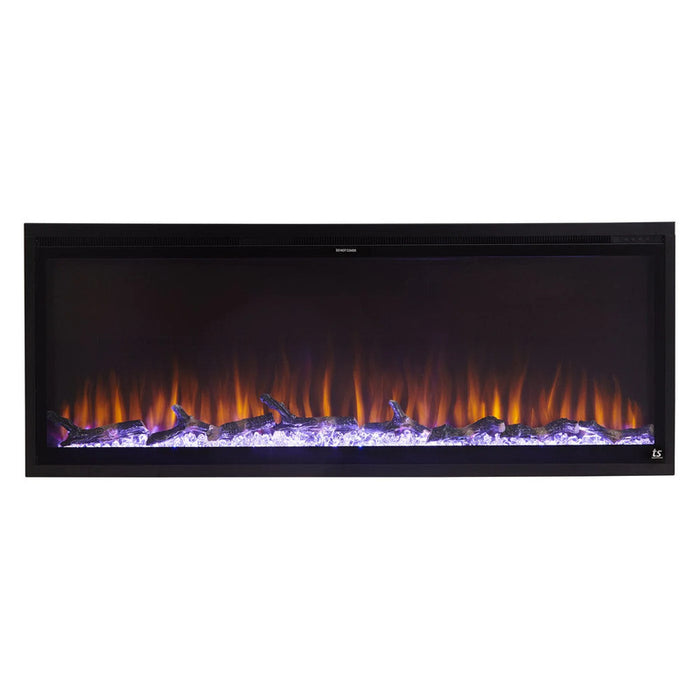 Touchstone Sideline Elite Smart 50" Recessed WiFi-Enabled Electric Fireplace (Alexa/Google Compatible)