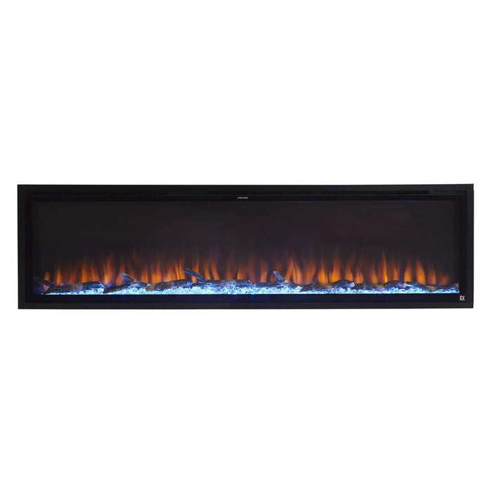 Touchstone Sideline Elite Smart 72" Recessed WiFi-Enabled Electric Fireplace (Alexa/Google Compatible)