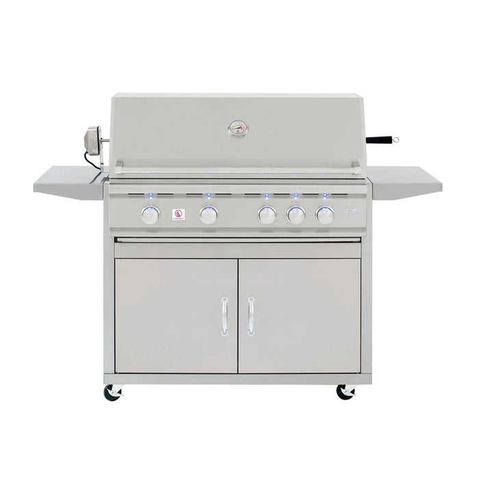 Summerset TRL 38" 4 Burner Free Standing Gas Grill With Rotisserie