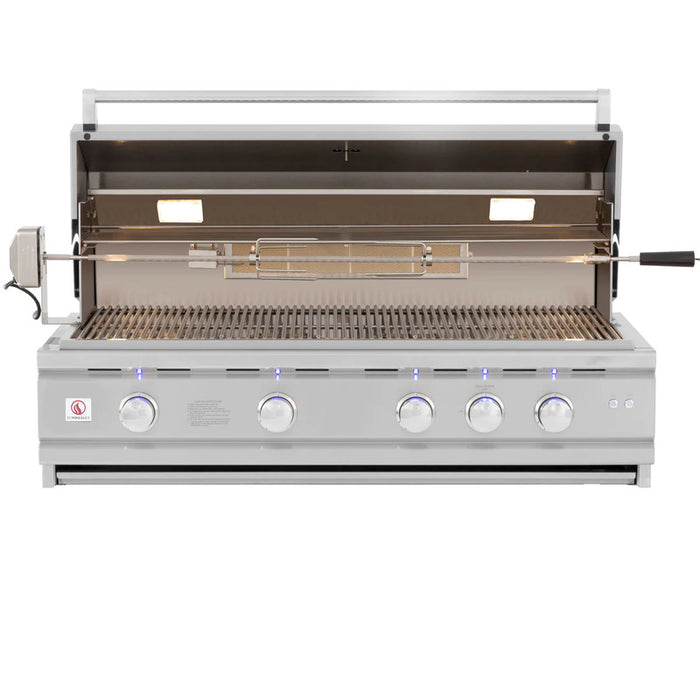 Summerset TRL Deluxe 44" 4 Burner Built-In Gas Grill With Rotisserie