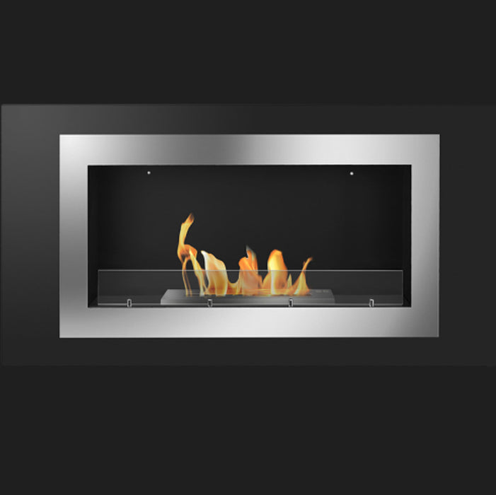 The Bio Flame Lorenzo 45” Wall-Mounted Ethanol Fireplace